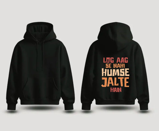 🔥The 'Haters Gonna Hate' Black Hoodie | Witty Hindi Pop Culture Quote