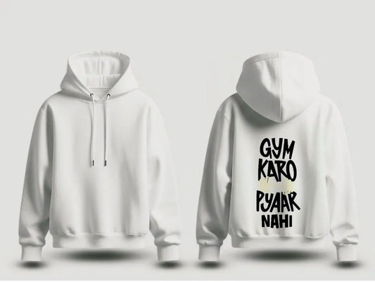 No Love Just Gains Statement Hoodie